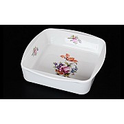 Салатник квадратный 24 см Полевой цветок Thun