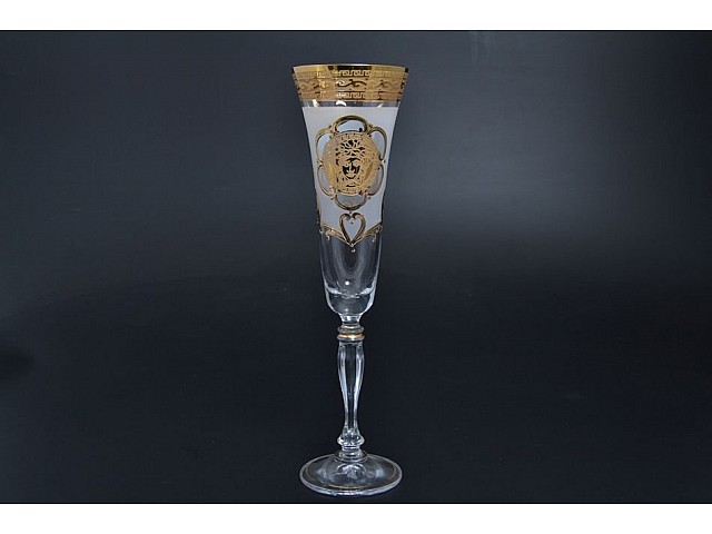 Набор фужеров для шампанского Версачи Глава Виктория R-G фон Bohemia