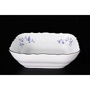 Салатник квадратный 16 см Бернадотт Васильковый узор