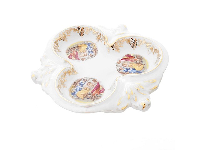 Менажница 3-я Queen's Crown Мадонна перламутр 18 см