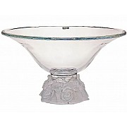 Фруктовница 35 см Frost Розы белые Bohemia Crystal