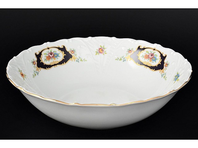 Салатник 26 см Лиана Синий глаз MZ