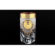 Набор стаканов для воды трио Версачи Богемия B-G фон 6 штук