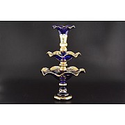 Фруктовница 3х ярусная см Bohemia Лепка Синяя E-V