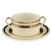 Набор 6 бульонных пар 300 мл Falkenporzellan Cream Gold 9321