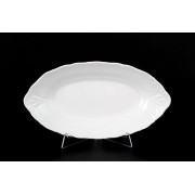 Блюдо овальное 26 см Лиана Зеленый цветок MZ