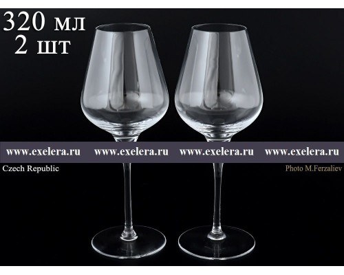 Набор фужеров для вина Bohemia Crystal 2 шт 195 мл