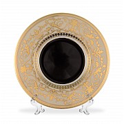 Набор тарелок 21 см Falkenporzellan Harmony Crem Black 6 шт