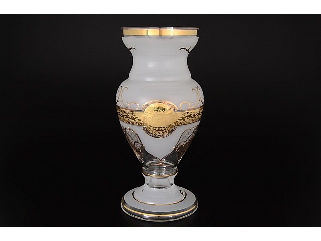 Ваза на ножке 30 см Богемия B-G фон Bohemia Crystal Ваза на ножке 30 см Богемия B-G фон Bohemia Crystal