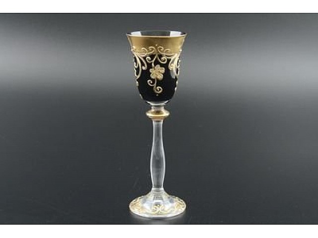 Набор фужеров для водки Black Bohemia Crystal