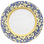Набор тарелок Falkenporzellan Constanza Tosca Blueshade Gold 21 см