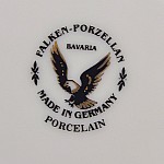 Набор тарелок Falkenporzellan Constanza Tosca Blueshade Gold 21 см