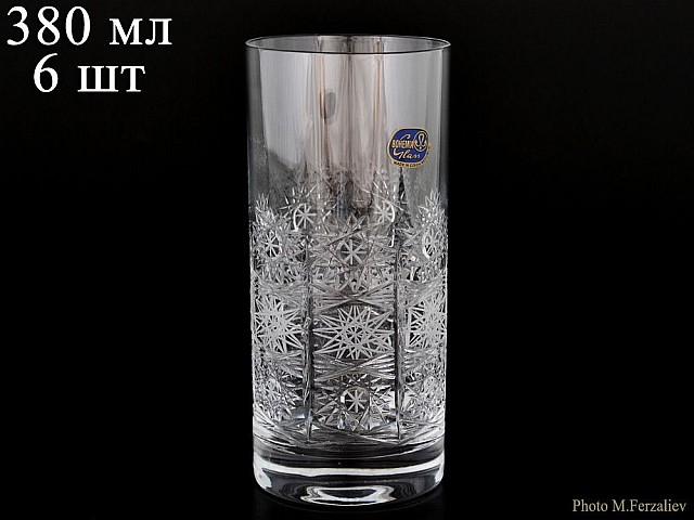 Набор стаканов для воды 380 мл Bohemia 20J29 6 шт