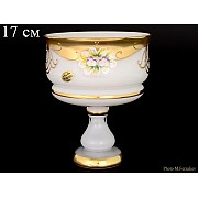 Конфетница Лепка Белая B-L Bohemia 17 см 19107