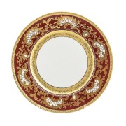 Набор тарелок 27 см Alena 3D Bordeaux Gold Constanza Falkenporzellan
