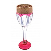 Набор рюмок для водки Bohemia Crystal Сафари розовый 6 шт