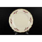 Набор тарелок 25 см Анжелика Слоновая кость MZ 6 шт