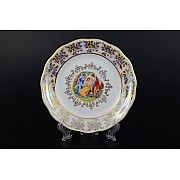 Набор тарелок 25 см Мадонна Перламутр Royal Czech Porcelain 6 шт