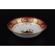 Набор салатников 19 см Царская Красная Охота Royal Czech Porcelain 6 шт