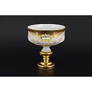 Конфетница Лепка Белая B-L Bohemia 17 см 23138