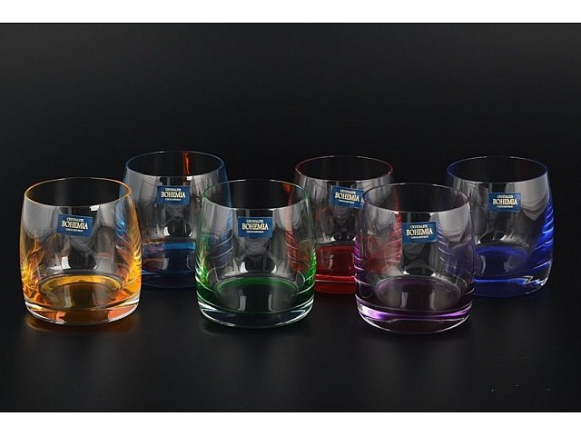 Набор стаканов для виски 230 мл Идеал Арлекино Bohemia Crystal 6 шт