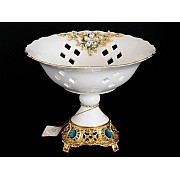 Фруктовница зеленая 25 см Александр Royal