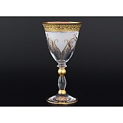 Набор бокалов для вина Версачи Грация B-G фон Bohemia Crystal