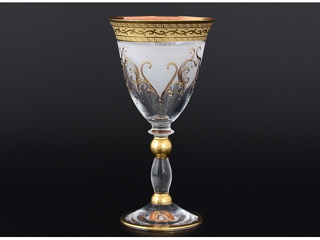 Набор бокалов для вина Версачи Грация B-G фон Bohemia Crystal