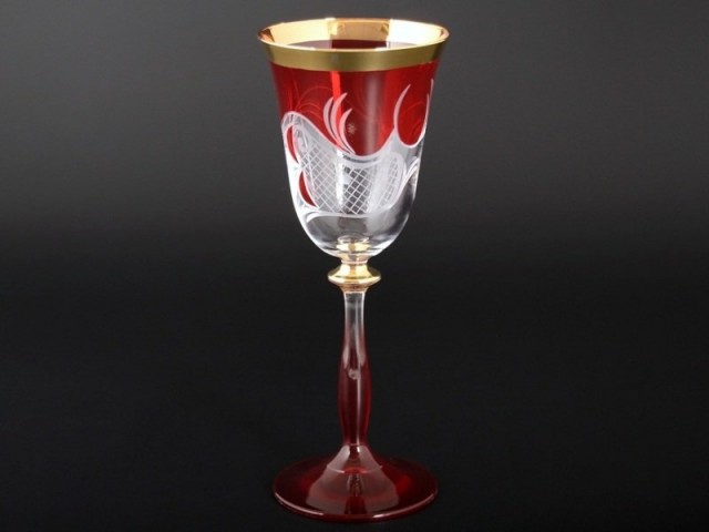 Набор бокалов для вина 180 мл E-V Bohemia Crystal