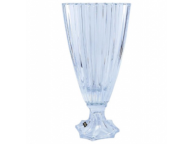 Ваза для цветов 30 см на ножке OVAL