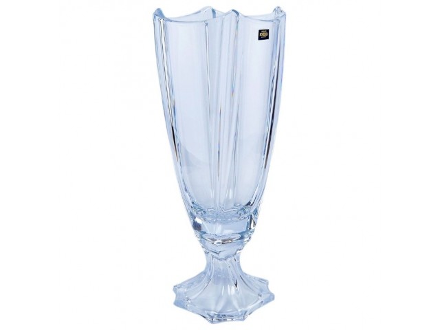 Ваза для цветов 30 см на ножке R-G Coloseum Crystalite Bohemia