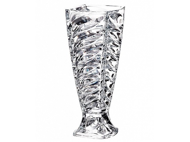 Ваза для цветов на ножке Facet Crystalite Bohemia 37 см