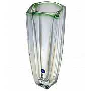 Ваза Bohemia Gold Arezzo зеленая 33см