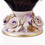 Фруктовница White Cristal 35 см розовая