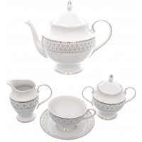 Чайный сервиз Серебряная сетка Repast на 6 персон 15 предметов