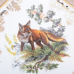 Салатник Queen's Crown Aristokrat Охота бежевая 22 см