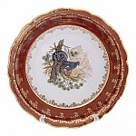 Салатник Queen's Crown Aristokrat Охота красная 26 см