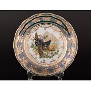 Набор тарелок 19 см Охота Зеленая SYKORA 6 шт