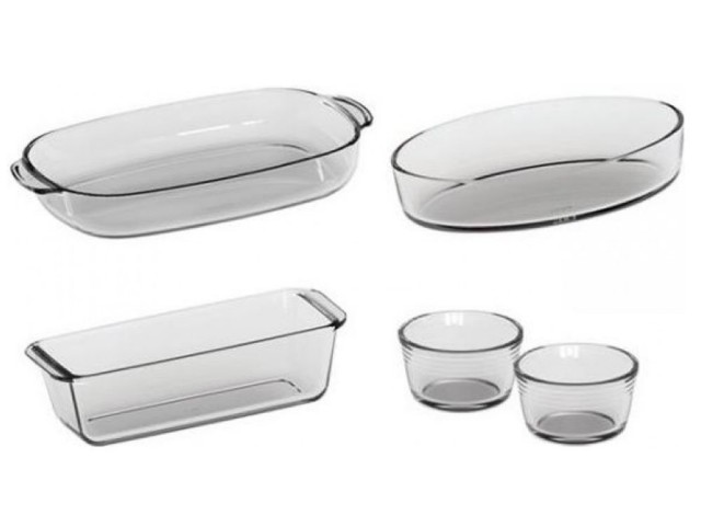Набор стеклянной посуды для приготовления Симакс 3 предмета