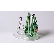 Салфетница Bohemia Crystal зеленая