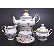 Чайный сервиз Анжелика Золотая роза Мелкие цветы MZ на 6 персон