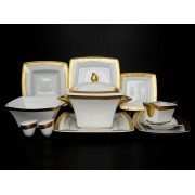 Столовый сервиз Соната Матовая полоса Carlsbad на 6 персон 27 предметов