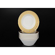 Набор салатников 14 см 3D Falkenporzellan Creame Gold 6 шт
