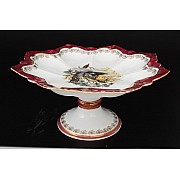 Ваза для фруктов 29 см Охота красная Корона Queens Crown