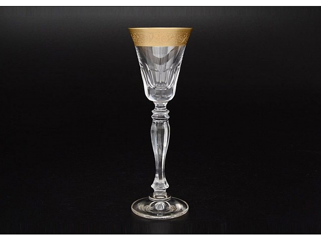 Набор рюмок для водки 50 мл Голд Bohemia Crystal 6 шт