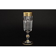 Набор фужеров для шампанского 170 мл Bohemia Провенза Голд Блэк N-G