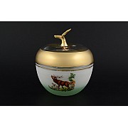 Конфетница с крышкой 18,5 см Охота NB-Arte Bohemia Crystal