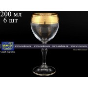 Набор бокалов для вина 200 мл Crystalite Bohemia 6 шт