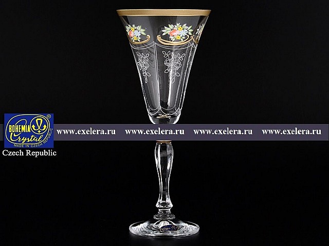 Набор бокалов для вина 230 мл Виктория Bohemia Crystal 6 шт Набор бокалов для вина 230 мл Виктория Bohemia Crystal 6 шт
