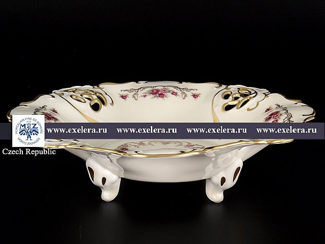 Фруктовница (Барбарина) 24 см Анжелика Слоновая кость Амадеус MZ